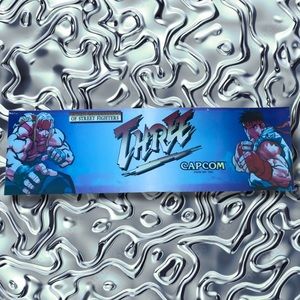 Street Fighter 3 Arcade Video Game Translight Marquee